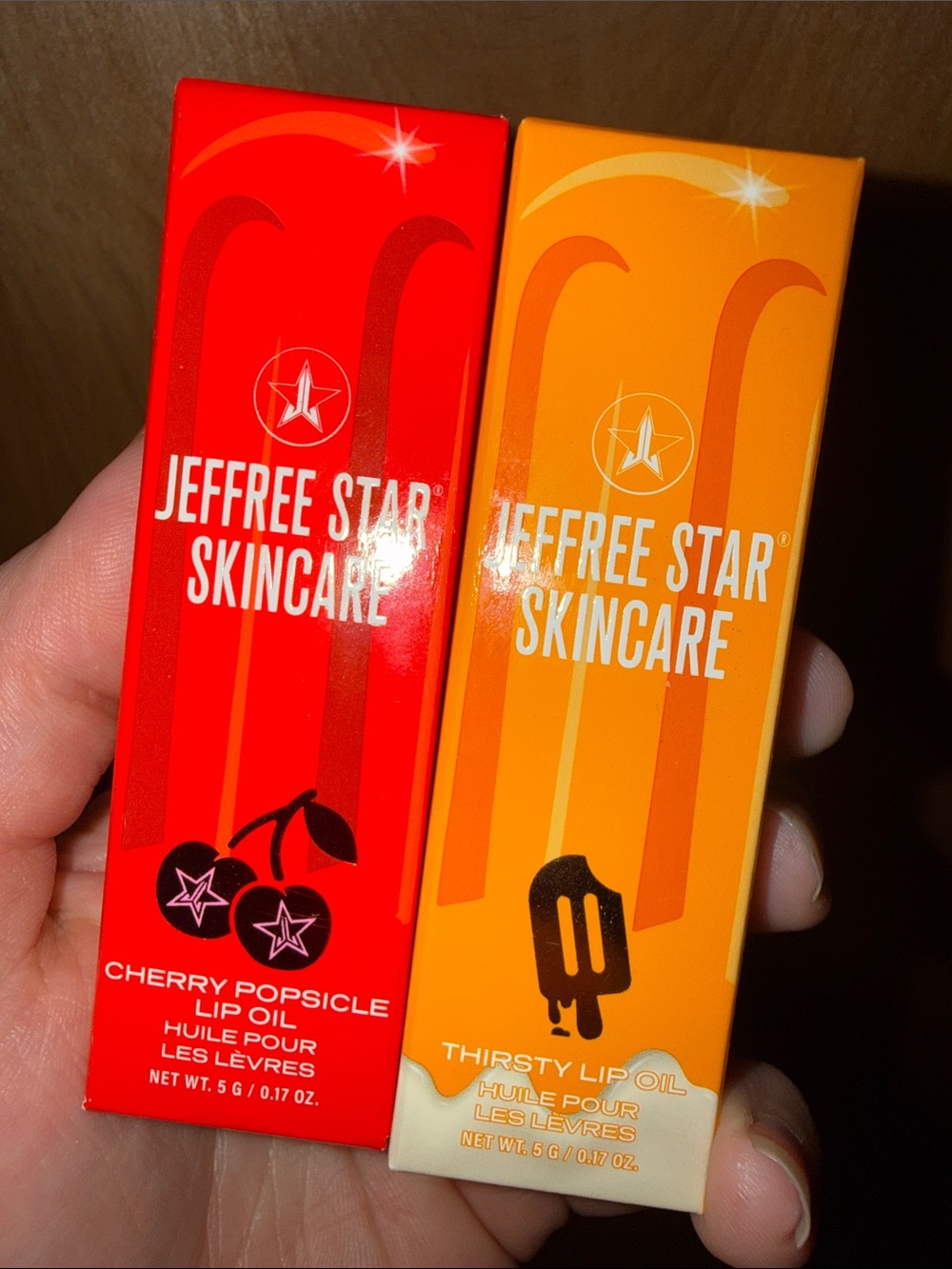 Jeffree Star Skincare Lip Oils — Red & Orange Duo